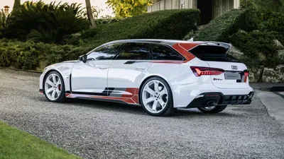 Vibrant Rs6 Wallpaper Cars Wallpaper 4K 1920x1080 Hd, Desktop, Wallpaper, Featuring, A, Parked, Audi, Rs6, Avant, Sleek, Design, Showcasing, Gray, Black, Ultrawide, Full HD