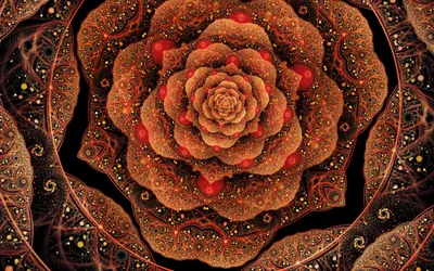 Vibrant Psychedelic Wallpaper Abstract Wallpaper 4K 2560x1600 Psychedelic, And, Trippy, Abstract, Image, With, Vibrant, Fractal, Patterns, Featuring, Intricate, Swirling, Brown, Ultrawide, QHD