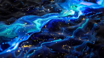 Crisp Abstract Wallpaper Abstract Wallpaper 4K 2912x1632 Hd, Wallpaper, Featuring, An, Abstract, Blue, Aesthetic, With, Swirling, Patterns, Golden, Accents, Red, Pink, Ultrawide, QHD