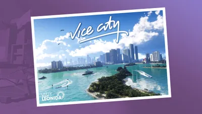 Calm Grand Wallpaper World Wallpaper 4K 3840x2160 Grand, Theft, Auto, Vi, Video, Game, Ultra, Vice, City, Postcard-style, View, Tropical, White, Brown, Ultrawide, 4k