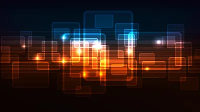 Bright Cool Wallpaper Black/Dark Wallpaper 4K 1920x1080 Hd, Desktop, Wallpaper, Featuring, A, Cool, Abstract, Design, Glowing, Orange, Blue, Squares, White, Red, Ultrawide, Full HD