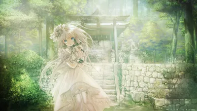 Epic Anime Wallpaper Nature Wallpaper 4K 1920x1080 Anime, Original, Hd, Pc, Desktop, Wallpaper:, And, Background, Showing, Blonde, Girl, White, Ultrawide, Full HD