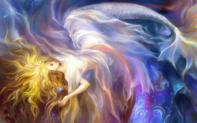 Fantasy Mesmerizing Mermaid Flowing Blonde Fantasy Wallpaper 4K 1680x1050 Hd, Fantasy, Wallpaper, Featuring, A, Mesmerizing, Mermaid, With, Flowing, Blonde, Hair, Graceful, White, Ultrawide