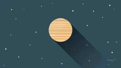 Calm Minimalist Wallpaper Space Wallpaper 4K 2560x1440 Minimalist, Artistic, Hd, Desktop, Wallpaper, Featuring, A, Striped, Planet, Long, Shadow, Against, Brown, Black, Ultrawide, QHD