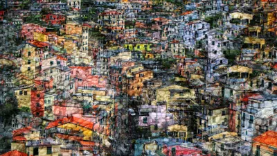 Artistic Cityscape Blending Vibrant World Wallpaper 4K 3840x2160 Artistic, 4k, Ultra, Hd, Cityscape, Blending, Vibrant, Buildings, Intricate, Textures, Creating, Dynamic, Gray, Ultrawide