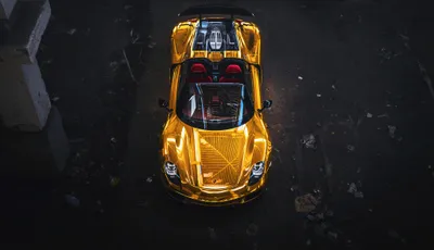 Calm Yellow Wallpaper Cars Wallpaper 4K 2048x1183 A, Stunning, Yellow, Porsche, 918, Spyder, Showcasing, Sleek, Lines, Glossy, Finish, Captures, Brown, Orange, Ultrawide, Full HD