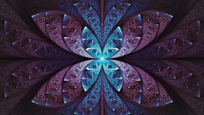 Psychedelic Trippy Fractal Abstract Wallpaper 4K 1920x1080 A, Psychedelic, Trippy, Fractal, Image, With, Purple, And, Blue, Flower-like, Patterns, Abstract, Brown, Gray, Ultrawide, Full HD