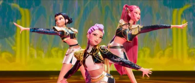 Animated Characters Kpop Abstract Wallpaper 4K 2572x1100 Hd, Pc, Desktop, Wallpaper, Featuring, Animated, Characters, From, Kpop, Demon, Hunters:, Movie, Brown, Pink, Red, Ultrawide, QHD