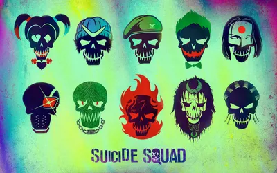 Sleek Suicide Wallpaper Abstract Wallpaper 4K 1920x1200 Hd, Desktop, Wallpaper:, Of, Suicide, Squad, Featuring, Stylized, Skull, Designs, Characters, Vibrant, Purple, Gray, Ultrawide, Full HD