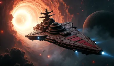 Golden Sci Wallpaper Space Wallpaper 4K 4096x2368 4k, Ultra, Hd, Sci-fi, Desktop, Wallpaper, Featuring, A, Massive, Spaceship, Approaching, Glowing, White, Ultrawide