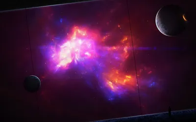 Vibrant Vibrant Wallpaper Space Wallpaper 4K 1680x1050 Hd, Pc, Desktop, Wallpaper, Featuring, A, Vibrant, Sci‑fi, Space, Scene, Glowing, Nebulae, White, Ultrawide