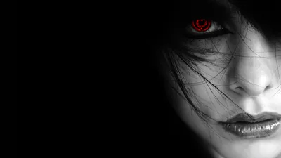 Dreamy Dark Wallpaper Black/Dark Wallpaper 4K 1920x1080 A, Striking, Hd, Desktop, Wallpaper, Featuring, Dark, Artistic, Person, Vivid, Red, Eye, Gray, Ultrawide, Full HD