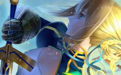 Sleek Saber Wallpaper Black/Dark Wallpaper 4K 1920x1200 Hd, Desktop, Wallpaper, Featuring, Saber, From, Fate/stay, Night, Fate, Stay, Wielding, Sword, Gray, Ultrawide, Full HD