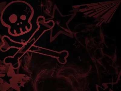 Radiant Dark Wallpaper Abstract Wallpaper 4K 1920x1440 A, Dark, Hd, Desktop, Wallpaper, Featuring, Red, Skull, Crossbones, Surrounded, Abstract, Star, Brown, Black, Landscape, Full HD