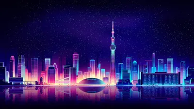 Moody Tokyo Wallpaper Abstract Wallpaper 4K 2560x1440 Tokyo, By, Romain, Trystram, Gray, Brown, Ultrawide, QHD