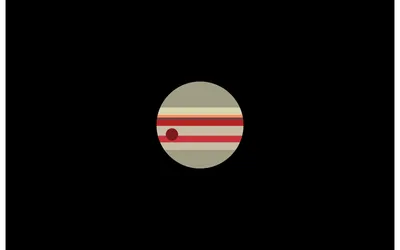 Minimalist Sci Quad Stylized Jupiter Minimal Wallpaper 4K 2880x1800 Minimalist, Sci‑fi, 2k, Quad, Hd, Pc, Desktop, Wallpaper, Stylized, Jupiter, Red, Bands, Black, Gray, Ultrawide, QHD