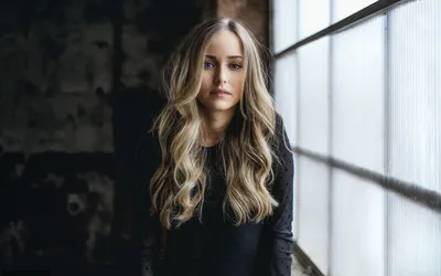 Blonde Woman Long Hair Standing Abstract Wallpaper 4K 1920x1200 Hd, Wallpaper, Featuring, A, Beautiful, Blonde, Woman, With, Long, Hair, Standing, Dimly, White, Ultrawide, Full HD
