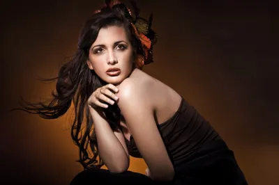 Dreamy Woman Wallpaper Black/Dark Wallpaper 4K 4000x2667 A, Beautiful, Woman, Model, Poses, Gracefully, Against, Dark, Ultra, Desktop, Gray, Landscape, 4k
