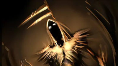 Bright Dark Wallpaper Black/Dark Wallpaper 4K 1920x1080 Dark, Eerie, Hd, Pc, Desktop, Wallpaper, Featuring, A, Grim, Reaper, Glowing, Eyes, White, Brown, Ultrawide, Full HD
