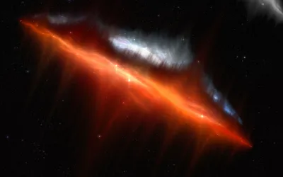 Vivid Sci Wallpaper Space Wallpaper 4K 2560x1600 Hd, Sci‑fi, Space, Wallpaper, Depicting, A, Glowing, Red-orange, Cosmic, Structure, Against, Dark, Brown, Orange, Ultrawide, QHD