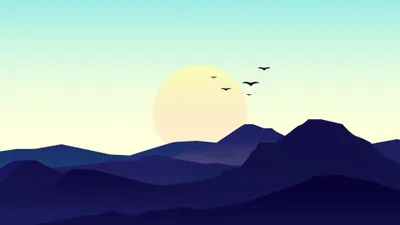 Minimalist Artistic Depicting Serene Nature Wallpaper 4K 3840x2160 Minimalist, Artistic, 4k, Ultra, Hd, Desktop, Wallpaper, Depicting, Serene, Sunrise, Over, Layered, White, Ultrawide