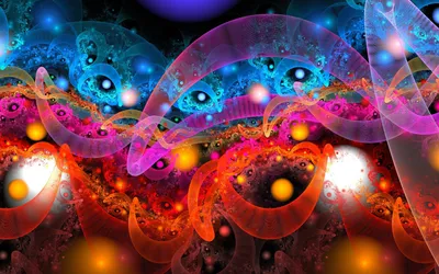 Radiant Colorful Wallpaper Abstract Wallpaper 4K 1920x1200 Colorful, Abstract, Fractal, Hd, Desktop, Wallpaper, Featuring, Vibrant, Swirling, Patterns, Glowing, Orbs, White, Brown, Red, Ultrawide, Full HD