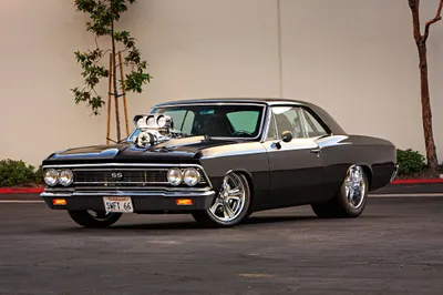 Epic Sleek Wallpaper Minimal Wallpaper 4K 2048x1360 A, Sleek, 1966, Chevrolet, Chevelle, Muscle, Car, Featuring, Powerful, Hood-mounted, Supercharger, Parked, Gray, Ultrawide, Full HD