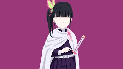 Kanao Tsuyuri Anime Demon Abstract Wallpaper 4K 1920x1080 Kanao, Tsuyuri, Anime, Demon, Slayer, Kimetsu, No, Yaiba, Desktop, Brown, White, Ultrawide, Full HD