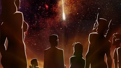 Calm Star Wallpaper Space Wallpaper 4K 3333x1875 Star, Space, Cassandra, Sandsmark, Wonder, Girl, Tim, Drake, Robin, Comics, Bart, Allen, Brown, Purple, Ultrawide, QHD