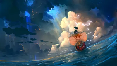 Serene Thousand Wallpaper Nature Wallpaper 4K 1920x1080 Hd, Desktop, Wallpaper, Of, The, Thousand, Sunny, Ship, Anime, One, Piece, Sailing, White, Pink, Ultrawide, Full HD
