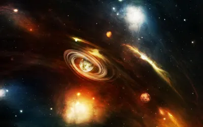 Sci Space Dynamic Cosmic Swirling Space Wallpaper 4K 2560x1600 Hd, Sci‑fi, Space, Wallpaper, Featuring, A, Dynamic, Cosmic, Scene, Swirling, Galaxies, Glowing, White, Ultrawide, QHD