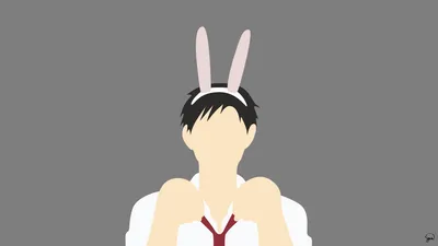 Bunny Ears Umetarou Nozaki Anime Abstract Wallpaper 4K 1920x1080 Bunny, Ears, Umetarou, Nozaki, Anime, Monthly, Girls, Nozaki-kun, Desktop, White, Ultrawide, Full HD
