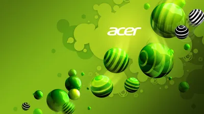 Acer Themed Vibrant Green Black Technology Wallpaper 4K 1920x1080 Acer-themed, Hd, Pc, Desktop, Wallpaper, Featuring, Vibrant, Green, Black, Spheres, Floating, Abstract, Yellow, Pink, Ultrawide, Full HD