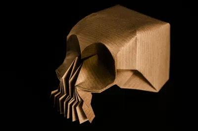 Dreamy Skull Wallpaper Abstract Wallpaper 4K 5015x3343 Skull, Man, Made, Origami, Hd, Desktop, Wallpaper, Gray, Ultrawide, 4k