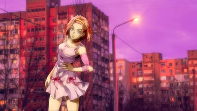 Moody Anime Wallpaper Abstract Wallpaper 4K 1920x1080 Anime, 1920x1080, Pink, Gray, Ultrawide, Full HD