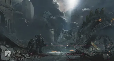 Golden Dark Wallpaper Space Wallpaper 4K 3840x2062 Hd, Pc, Desktop, Wallpaper, Featuring, A, Dark, War-torn, Battlefield, Scene, Warhammer, 40k, Brown, Ultrawide, 4k