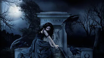 Bright Dark Wallpaper Black/Dark Wallpaper 4K 1920x1080 A, Dark, Fantasy, Hd, Desktop, Wallpaper, Featuring, Gothic, Woman, Black, Hair, Beside, Brown, Ultrawide, Full HD