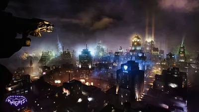 Moody Gotham Wallpaper Games Wallpaper 4K 3490x1962 Gotham, City, Video, Game, Knights, Hd, Desktop, Gray, Ultrawide, QHD