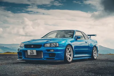 Calm Blue Wallpaper Nature Wallpaper 4K 2560x1700 Blue, Nissan, Skyline, R34, Displayed, As, A, High-definition, Scenic, Cloudy, Sky, Gray, White, Ultrawide, QHD