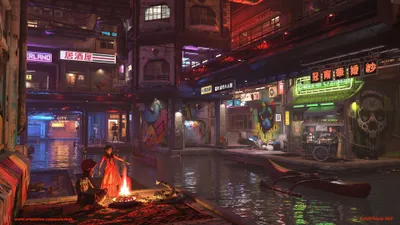 Sci City Neon Lit World Wallpaper 4K 3840x2160 4k, Ultra, Hd, Pc, Desktop, Wallpaper, Sci-fi, Sci, City, Neon-lit, Cyberpunk, Brown, Ultrawide