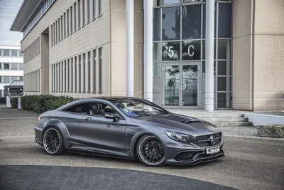 Vibrant Silver Wallpaper World Wallpaper 4K 2500x1668 Silver, Mercedes-benz, S-class, Coupe, Parked, In, Front, Of, Modern, Building, Captured, High, Gray, Landscape, Full HD
