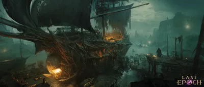 Pirate Ship Video Game Last Games Wallpaper 4K 5040x2160 Hd, Desktop, Wallpaper, Featuring, A, Pirate, Ship, From, Video, Game, Last, Epoch, Gray, Ultrawide, 4k