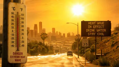 Summer City Street Heatwave World Wallpaper 4K 3840x2160 4k, Ultra, Hd, Pc, Desktop, Wallpaper/background:, Summer, City, Street, Heatwave, Thermometer, Shows, White, Yellow, Purple, Ultrawide