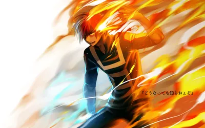 Epic Anime Wallpaper Abstract Wallpaper 4K 1920x1200 Anime, Wallpaper:, Featuring, Shoto, Todoroki, From, My, Hero, Academia, Two-toned, Hair, White, Ultrawide, Full HD