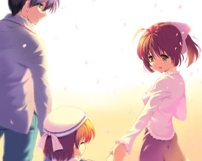 Vivid Ushio Wallpaper Abstract Wallpaper 4K 1600x1280 Ushio, Okazaki, Tomoya, Nagisa, Furukawa, Anime, Clannad, Desktop, White, Square