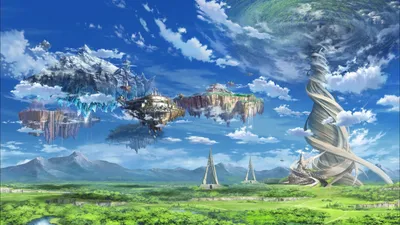 Fantastical Landscape Sword Nature Wallpaper 4K 1920x1080 Hd, Desktop, Wallpaper:, And, Background, Of, A, Fantastical, Landscape, Sword, Art, Online, Blue, Ultrawide, Full HD
