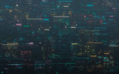 Vibrant Complex Array Colorful Digital Technology Wallpaper 4K 1920x1200 A, Vibrant, Hd, Pc, Desktop, Wallpaper, Featuring, Complex, Array, Colorful, Digital, Elements, Brown, Gray, Ultrawide, Full HD