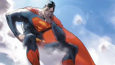 Superman Comics Dynamic Nature Wallpaper 4K 1920x1080 Hd, Pc, Desktop, Wallpaper, Featuring, Superman, From, Dc, Comics, Depicted, Dynamic, Pose, Pink, Gray, Ultrawide, Full HD