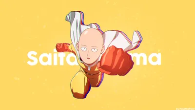 Serene Saitama Wallpaper Abstract Wallpaper 4K 1920x1080 Hd, Desktop, Wallpaper, Of, Saitama, From, The, Anime, One-punch, Man, Featuring, Bald, Purple, Yellow, Ultrawide, Full HD