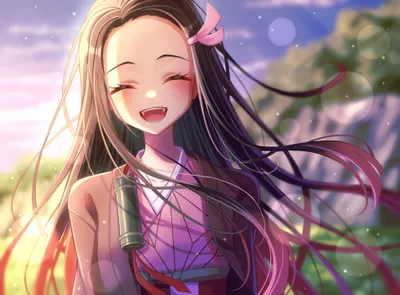 Nezuko Kamado Anime Abstract Wallpaper 4K 3925x2894 Hd, Desktop, Wallpaper, Features, Nezuko, Kamado, From, The, Anime, Demon, Slayer, Kimetsu, White, Landscape, 4k